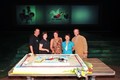 On souligne les 20 ans du théâtre d'été à La Sarre avec la première cuvée de 1990: Donald Renault, Johanne Bouchard, Myriam Fontaine, Lise Bégin, Daniel Morin