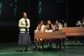 Karine Morasse. 1ère rangée d'enfants: Danika Aubé, Lorianne Larouche, Alexandre Wurtz. 2e rangée d'enfants: Séléna Cossette, Marie-Pier G. Roy, Camille Lagrange